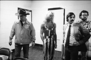 4/29/1980 DLR arrest from the 4/24 Cincy show (Photo: Neil Zlozower)