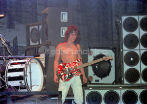 Van Halen perform on the Fair Warning tour at Madison Square Garden.