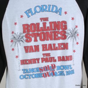 10/24 and 10/25/1981 Rolling Stones shirt