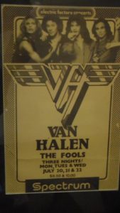 7/20/1981 Van Halen poster