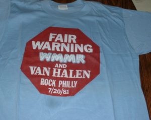 7/20/1981 Van Halen Philly shirt
