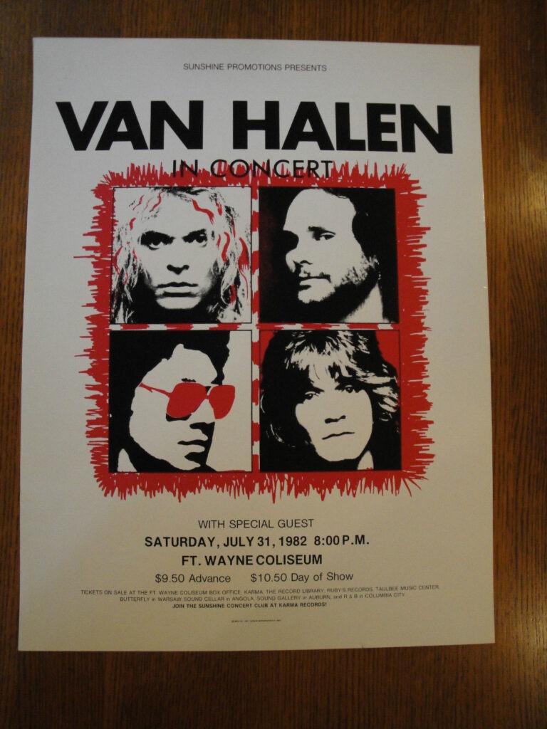 Van Halen - 7/31/1982 - Fort Wayne, IN @ Fort Wayne Coliseum