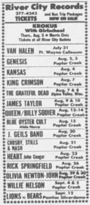 7/31/1982 Fort Wayne, IN