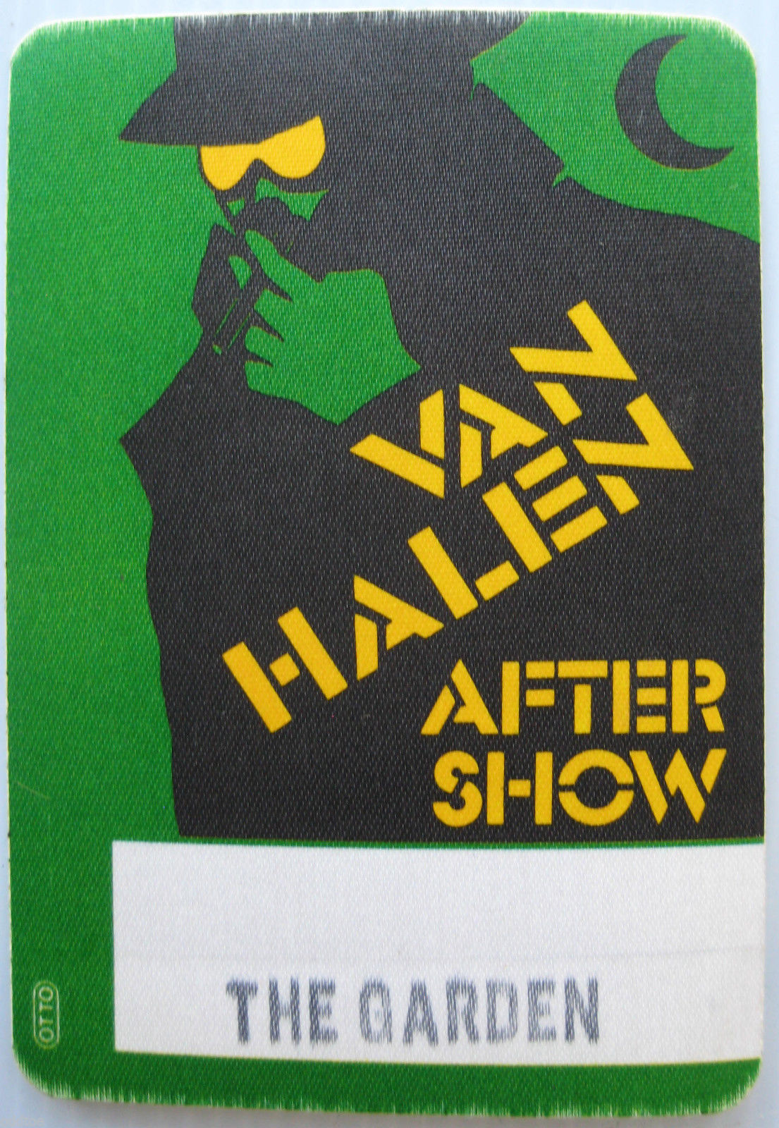 3/30/1980 Van Halen backstage pass