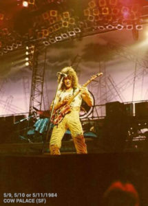 May 1984 Van Halen live San Francisco, CA