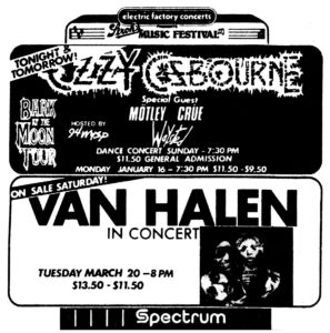 3/20/1984 Van Halen