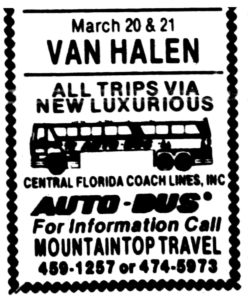 3/20 and 3/21/1984 Van Halen