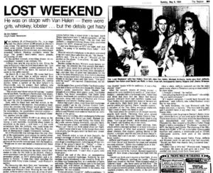 4/5/1984 Van Halen concert review