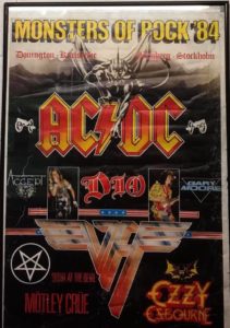 8/25/1984 Monsters of Rock poster