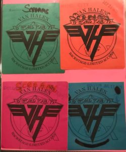 7/11/1979 Van Halen pass