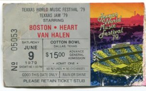 6/9/1979 - Van Halen @ Texxas Jam