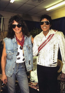 7/14/1984 Eddie w Michael Jackson live