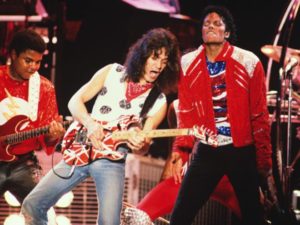 7/14/1984 Eddie w Michael Jackson live