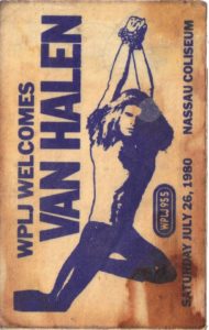 7/26/1980 Van Halen pass