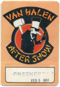 2/3/1984 Van Halen Greensboro, NC