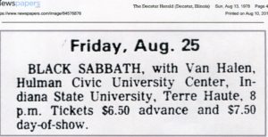 8/25/1978 Terre Haute, IN