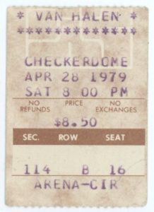 4/28/1979 Van Halen @ The Checkerdome