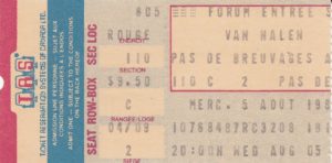 8/5/1981 - Montreal Forum Québec Canada