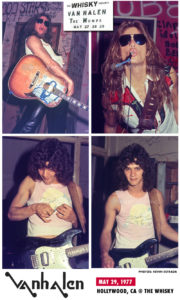 5/29/1977 Van Halen at The Whisky (photo: Kevin Estrada)