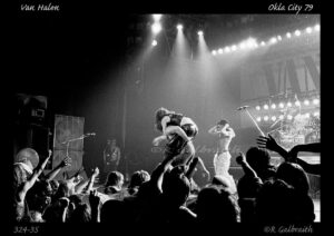 7/21/1979 Van Halen in Oklahoma City (Photos: Richard Galbraith)