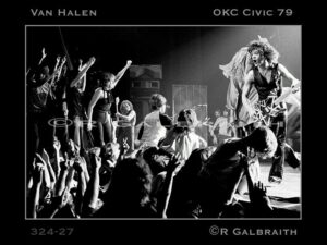 7/21/1979 Van Halen in Oklahoma City (Photos: Richard Galbraith)