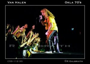 7/21/1979 Van Halen in Oklahoma City (Photos: Richard Galbraith)