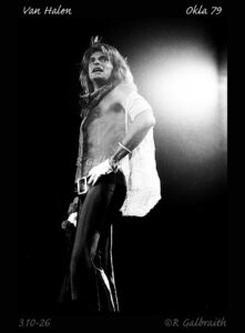 7/21/1979 Van Halen in Oklahoma City (Photos: Richard Galbraith)