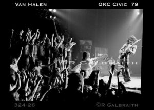 7/21/1979 Van Halen in Oklahoma City (Photos: Richard Galbraith)