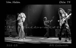 7/21/1979 Van Halen in Oklahoma City (Photos: Richard Galbraith)