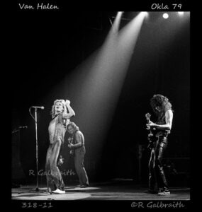 7/21/1979 Van Halen in Oklahoma City (Photos: Richard Galbraith)