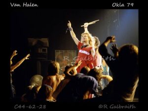 7/21/1979 Van Halen in Oklahoma City (Photos: Richard Galbraith)