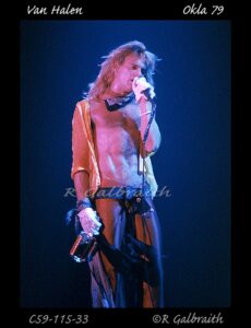 7/21/1979 Van Halen in Oklahoma City (Photos: Richard Galbraith)