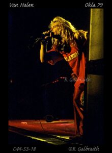 7/21/1979 Van Halen in Oklahoma City (Photos: Richard Galbraith)