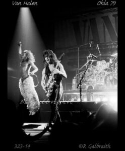 7/21/1979 Van Halen in Oklahoma City (Photos: Richard Galbraith)