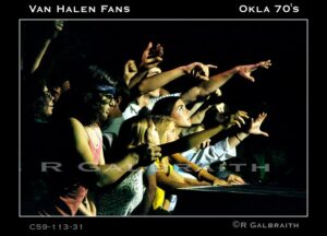 7/21/1979 Van Halen in Oklahoma City (Photos: Richard Galbraith)