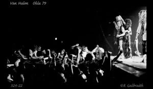 7/21/1979 Van Halen in Oklahoma City (Photos: Richard Galbraith)