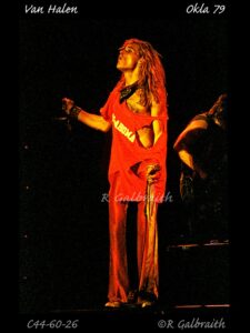 7/21/1979 Van Halen in Oklahoma City (Photos: Richard Galbraith)
